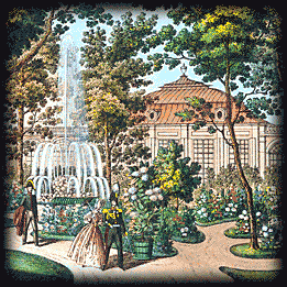 К. Беггров. Петергоф. Монплезирский сад. 1837