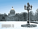 Photos of St Petersburg. Cathedrals and churches of Petersburg. St Isaac’s Cathedral in winter