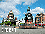 Photos of St Petersburg. Cathedrals and churches of Petersburg. St Isaac’s Cathedral. Monument to Emperor Nicholas I