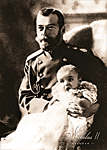 Император Николай II и цесаревич Алексей (фото)