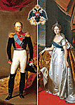 Император Александр I и императрица Елизавета Алексеевна